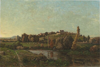 Landscape in Auvergne