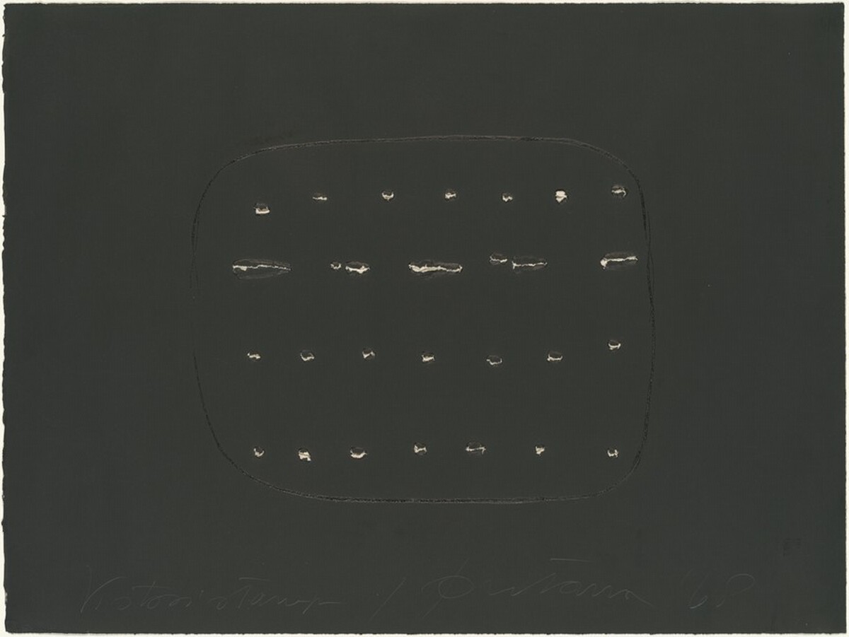 Concetto Spaziale (Spatial Concept) by Lucio Fontana