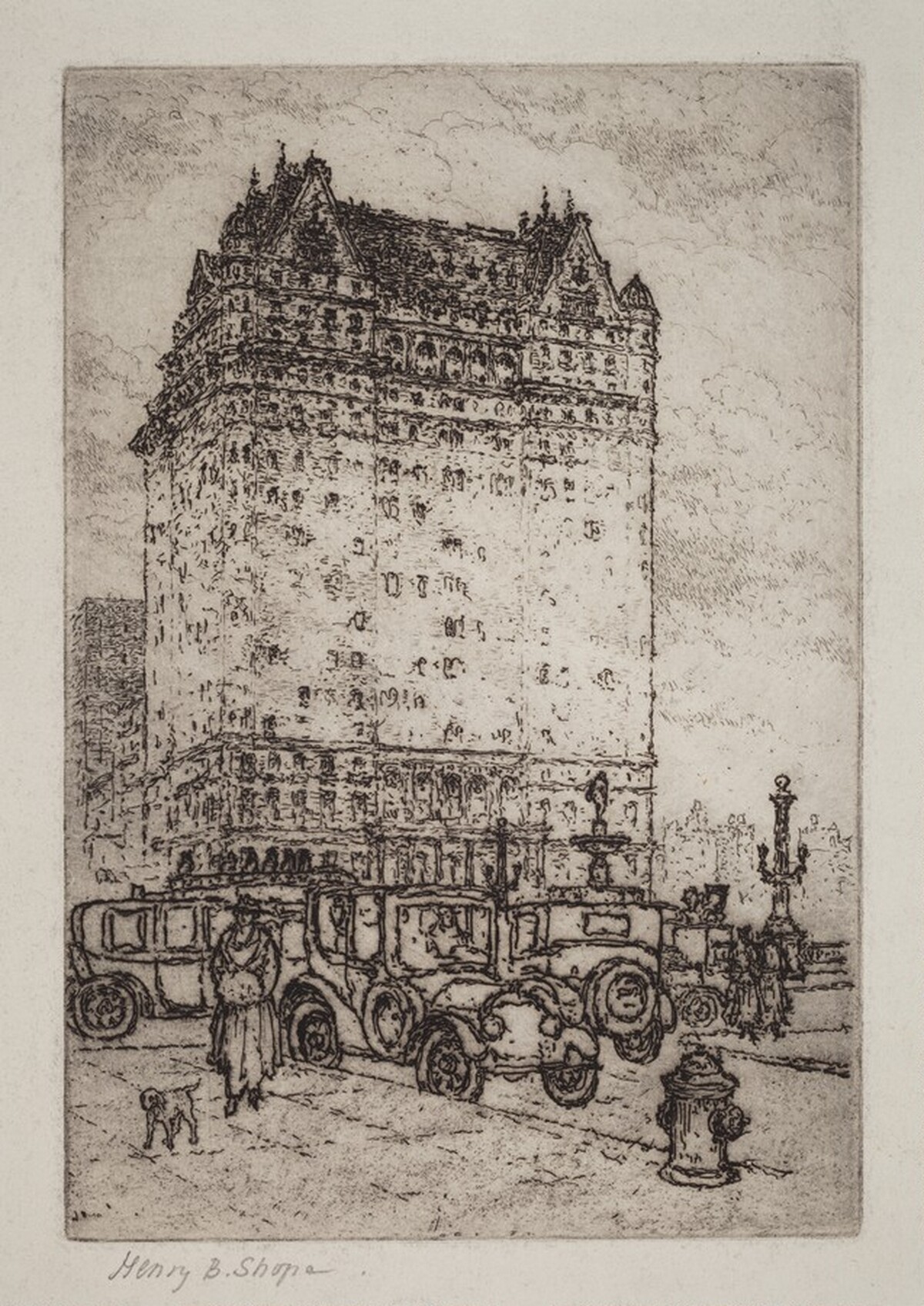 The Plaza Hotel by Henry Bringle Shope