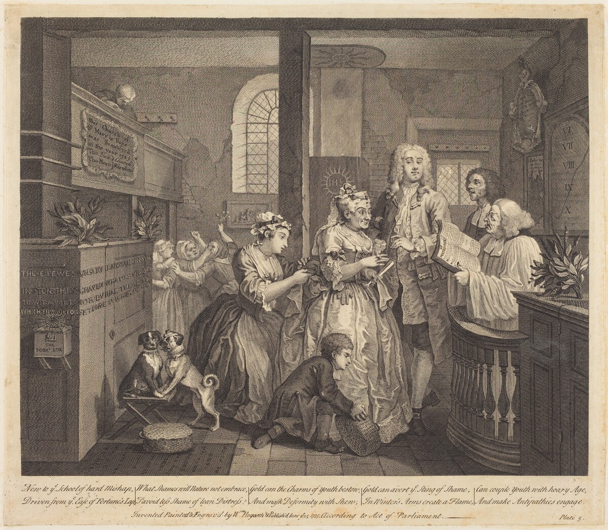 A Rake's Progress: pl.5 by William Hogarth