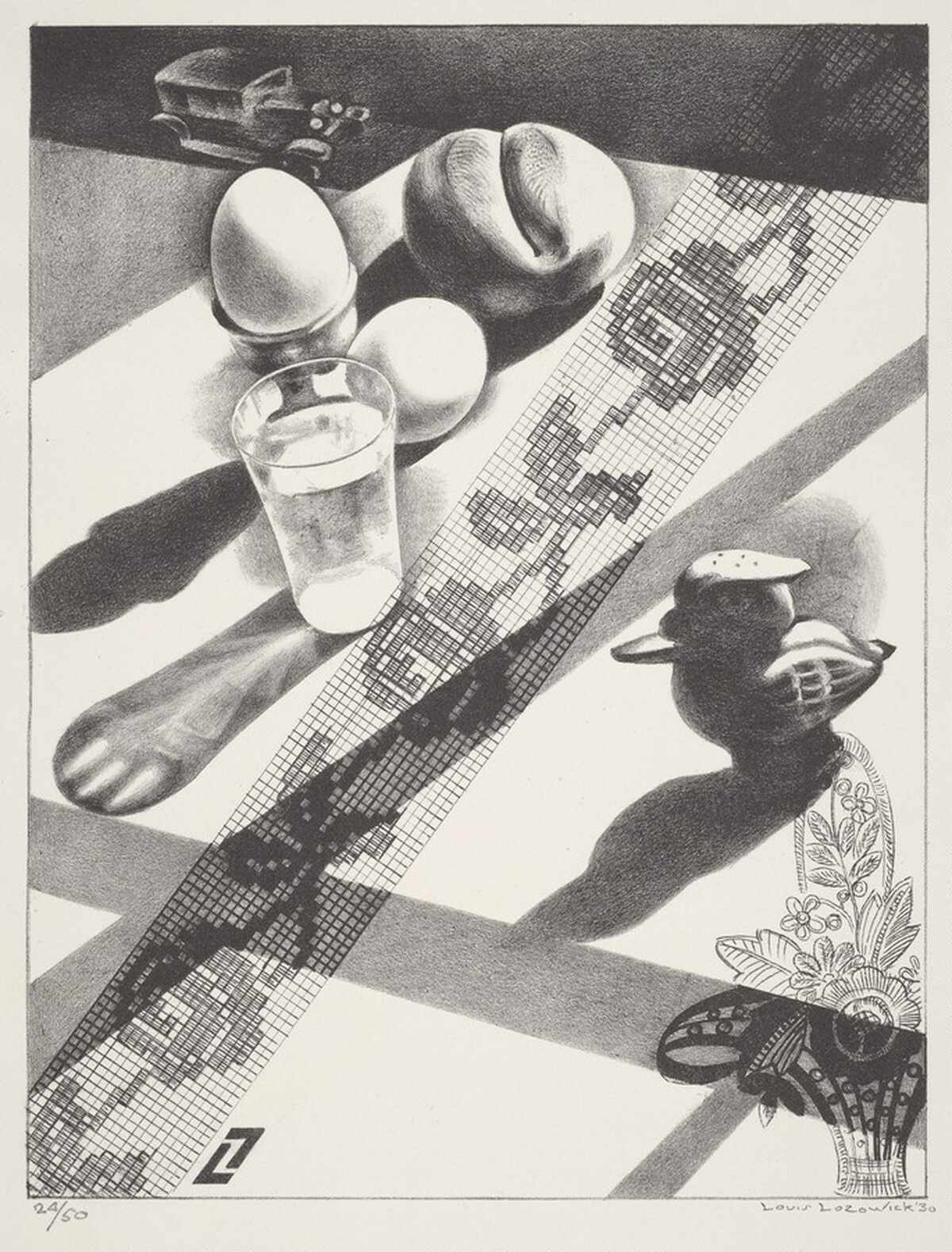Breakfast by Louis Lozowick