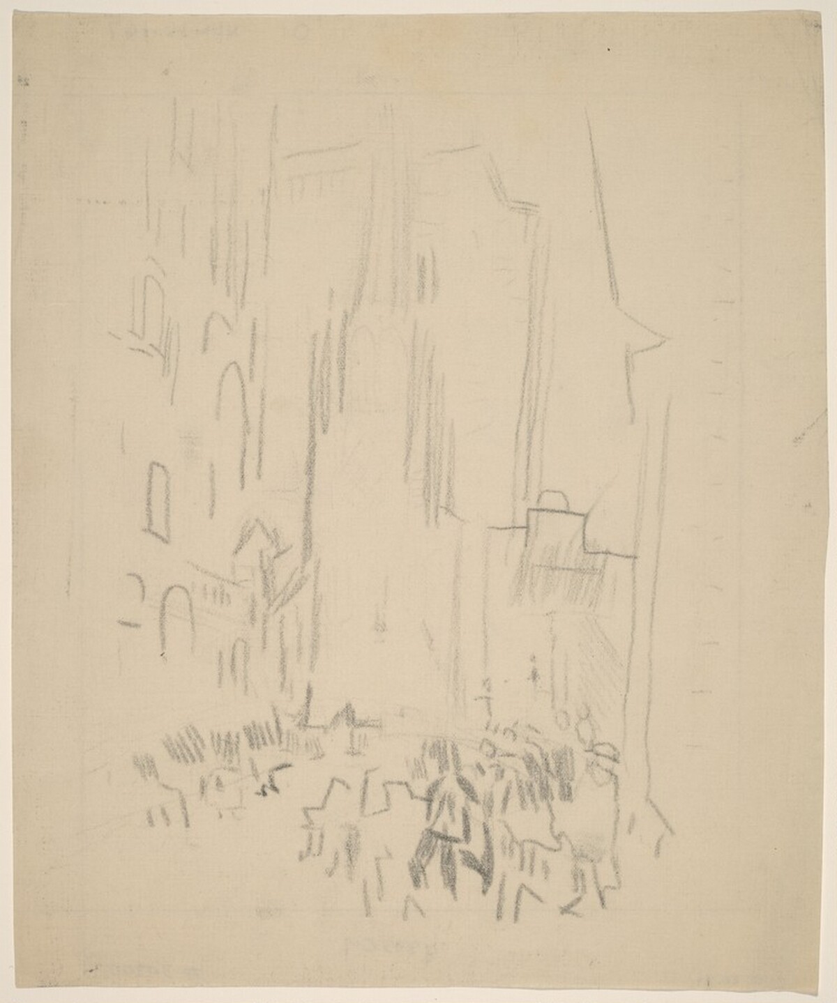 N.Y.C. Street Scene by John Marin