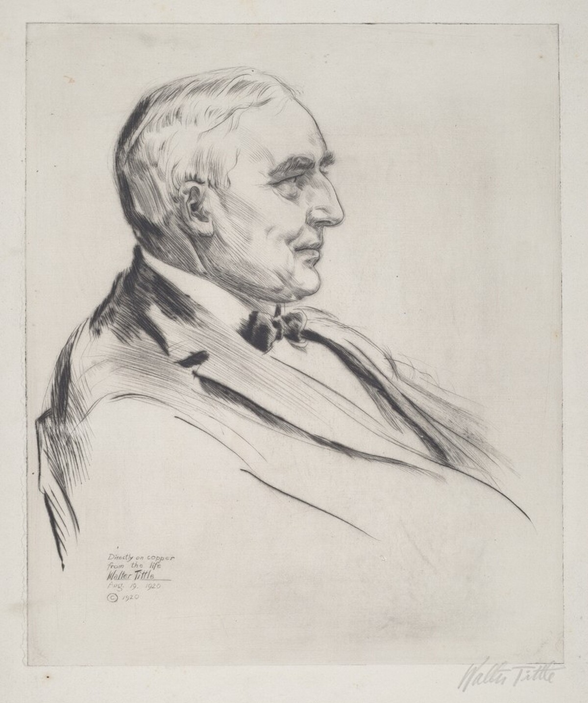 President Harding by Walter Tittle