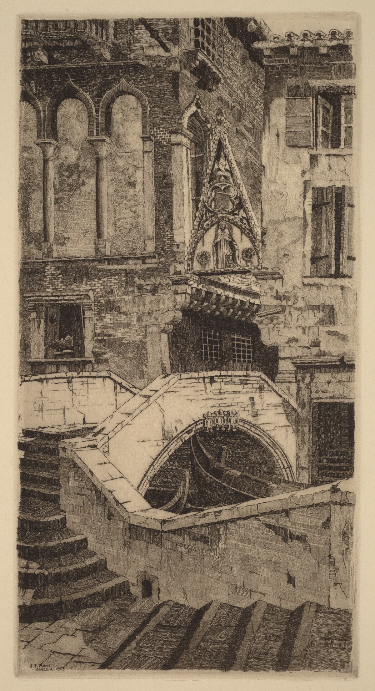 Porta Del Paradiso, Venezia by John Taylor Arms