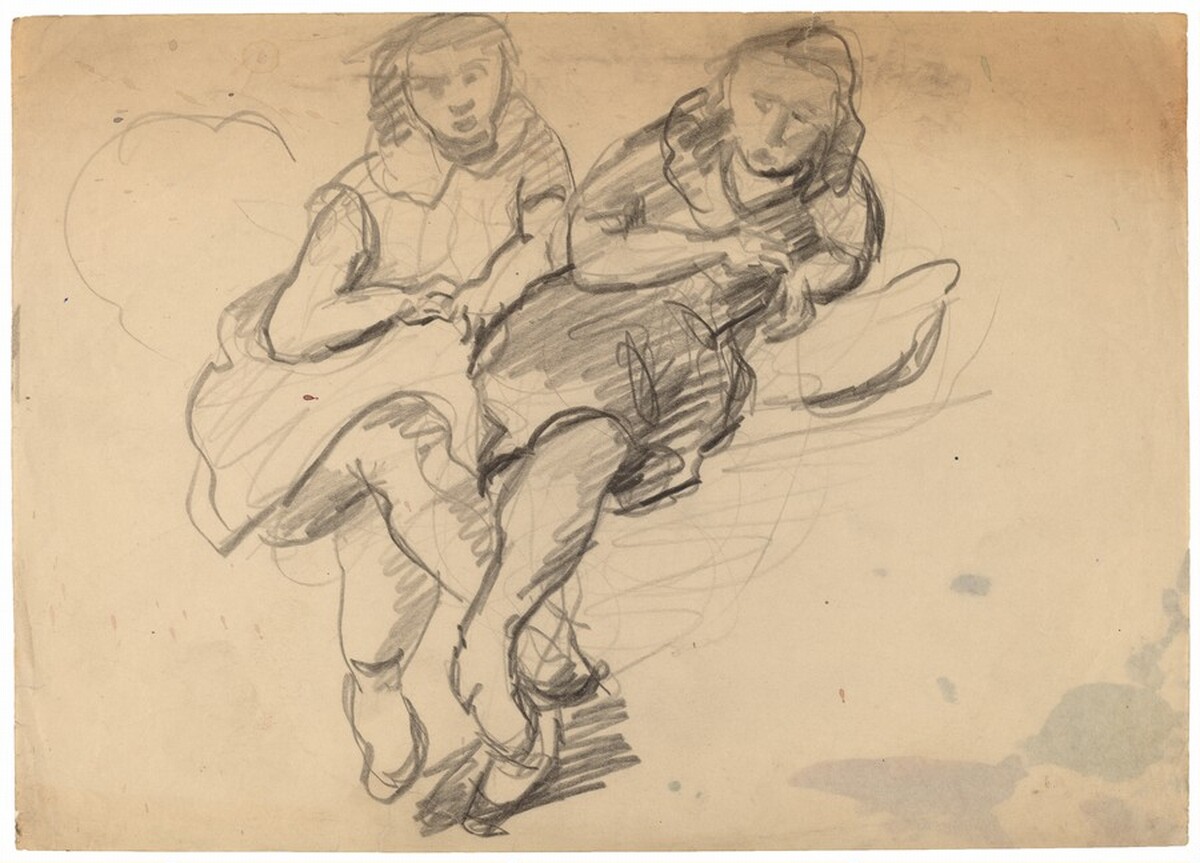 Two Reclining Females by Mark Rothko