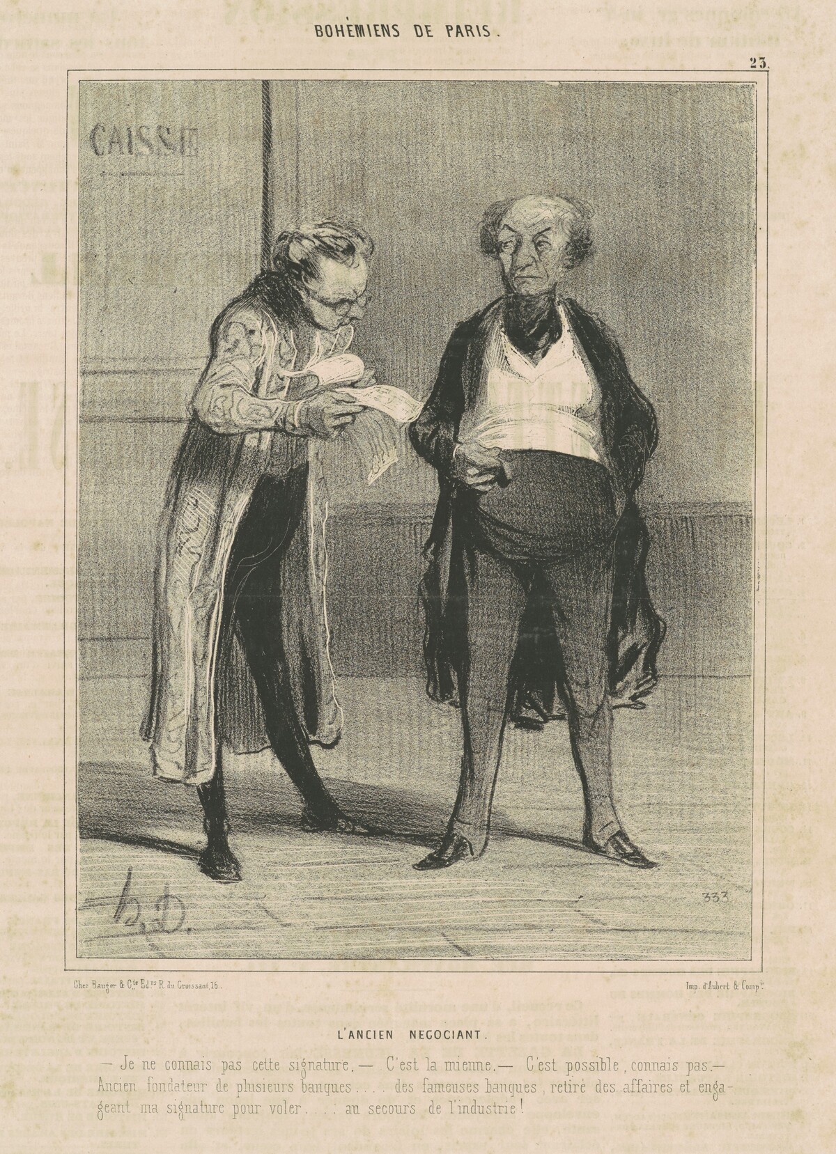 L'ancien négociant by Honoré Daumier