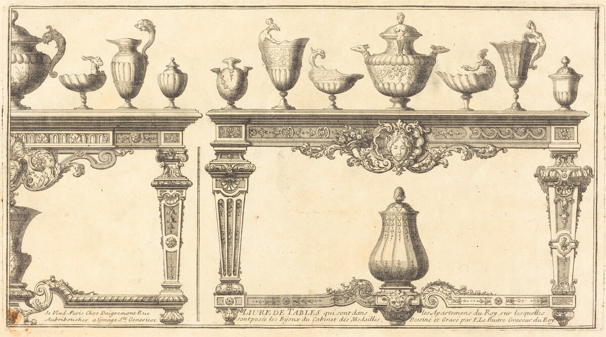 Livre de Tables by Pierre Lepautre