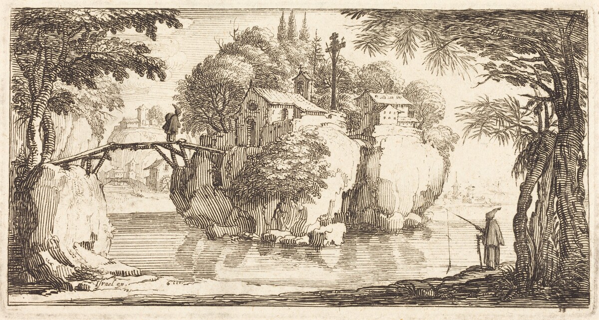 Landscape by after Jacques Callot