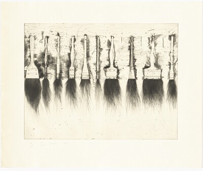 Five Paintbrushes (third state)