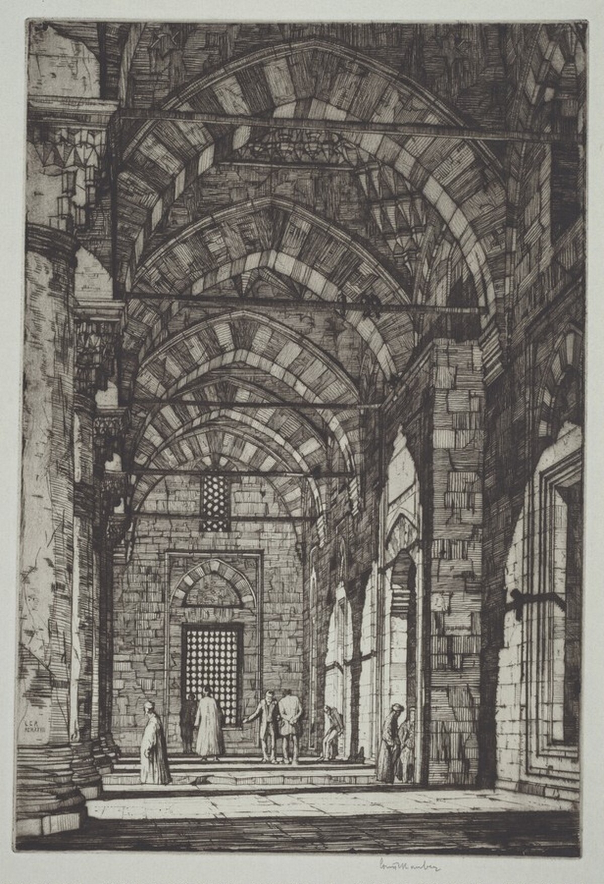 Mosque of Sultan Bayazid, Constantinople by Louis Conrad Rosenberg