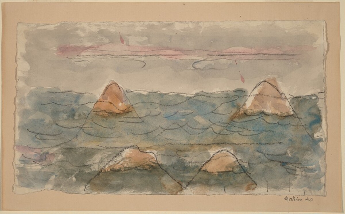 Sea and Rocks, Maine by John Marin