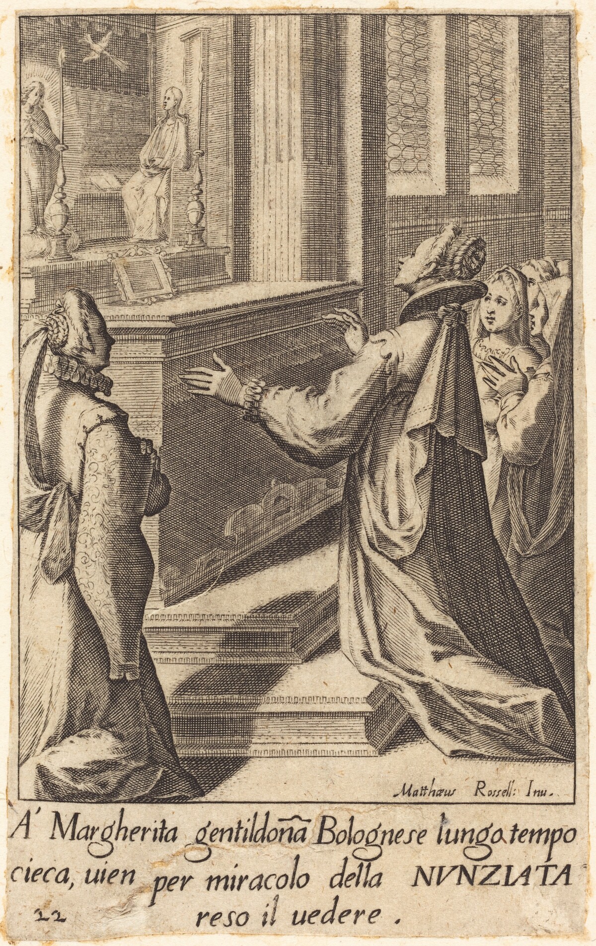 Margherita by Jacques Callot after Matteo Rosselli