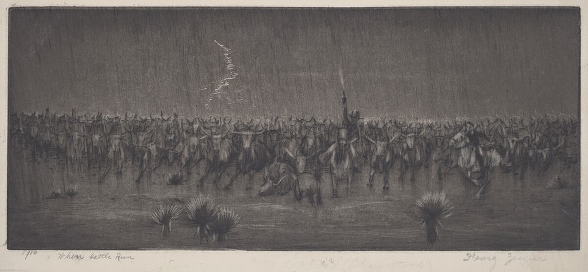 When Cattle Run by Henry Ziegler
