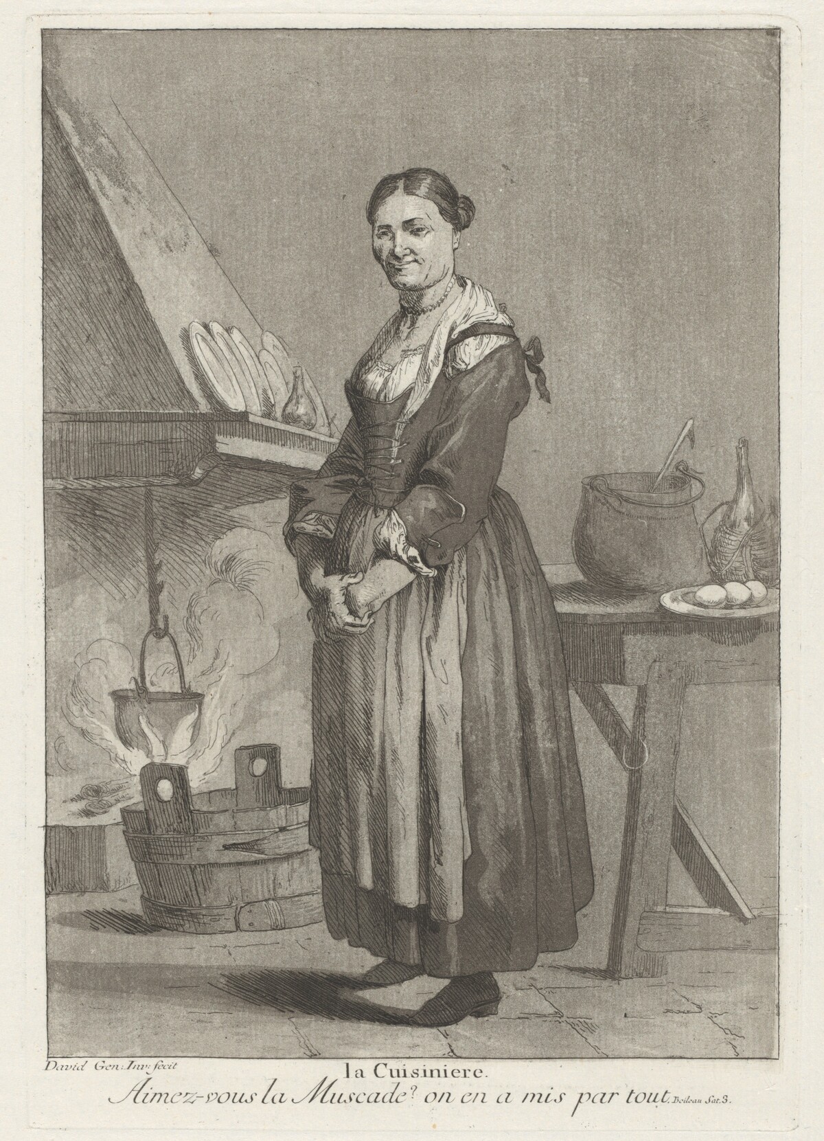 La Cuisiniere (The Cook) by Giovanni David