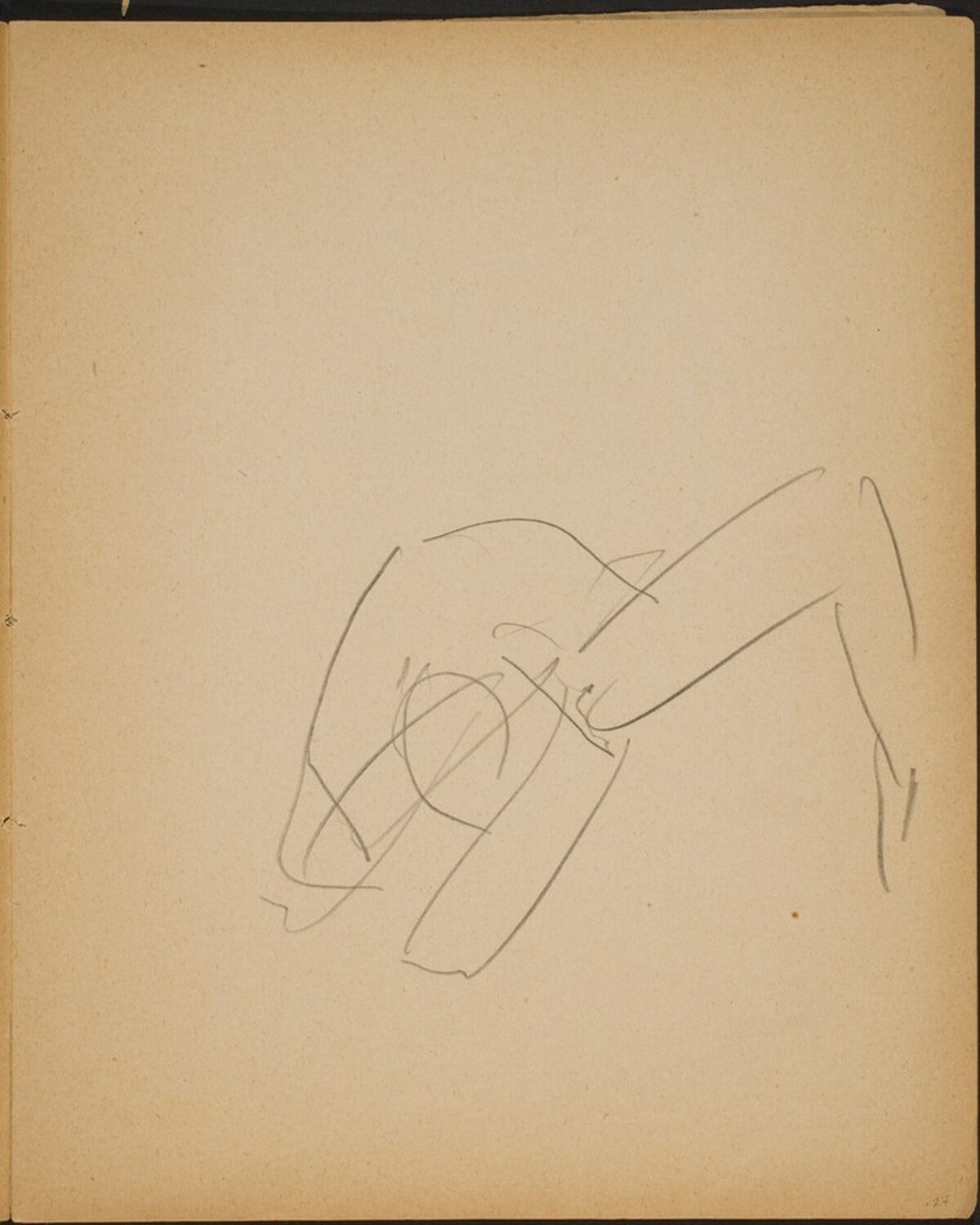 Begonnene Studie (Sketch) [p. 27] by Max Beckmann
