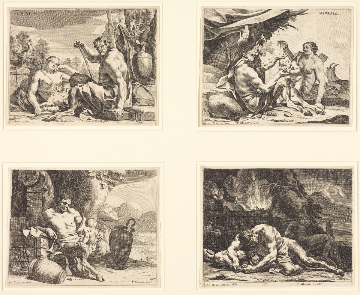 The Four Times of Day by Charles Le Brun