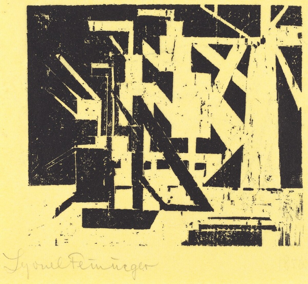 Ships and Sun, 5 (Schiffe und Sonne, 5) by Lyonel Feininger