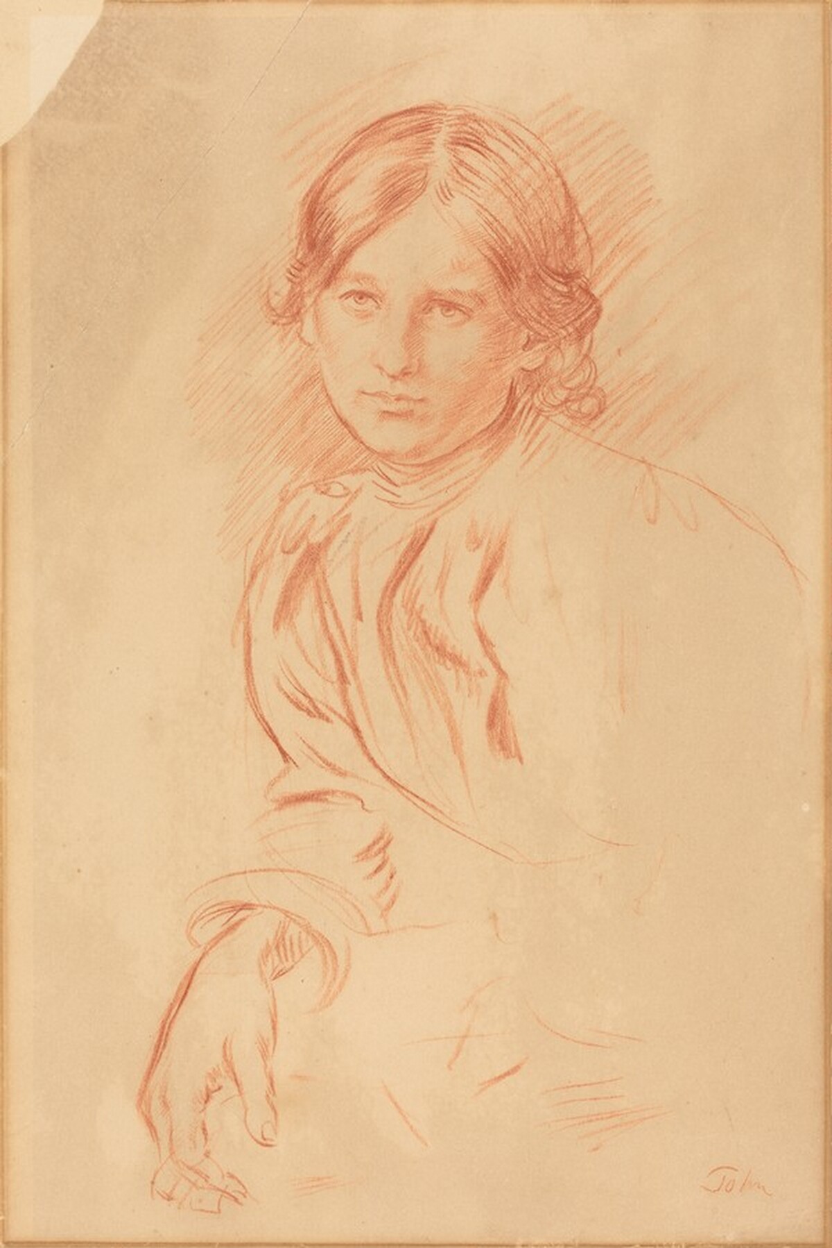 Bust of a Young Woman by Augustus John