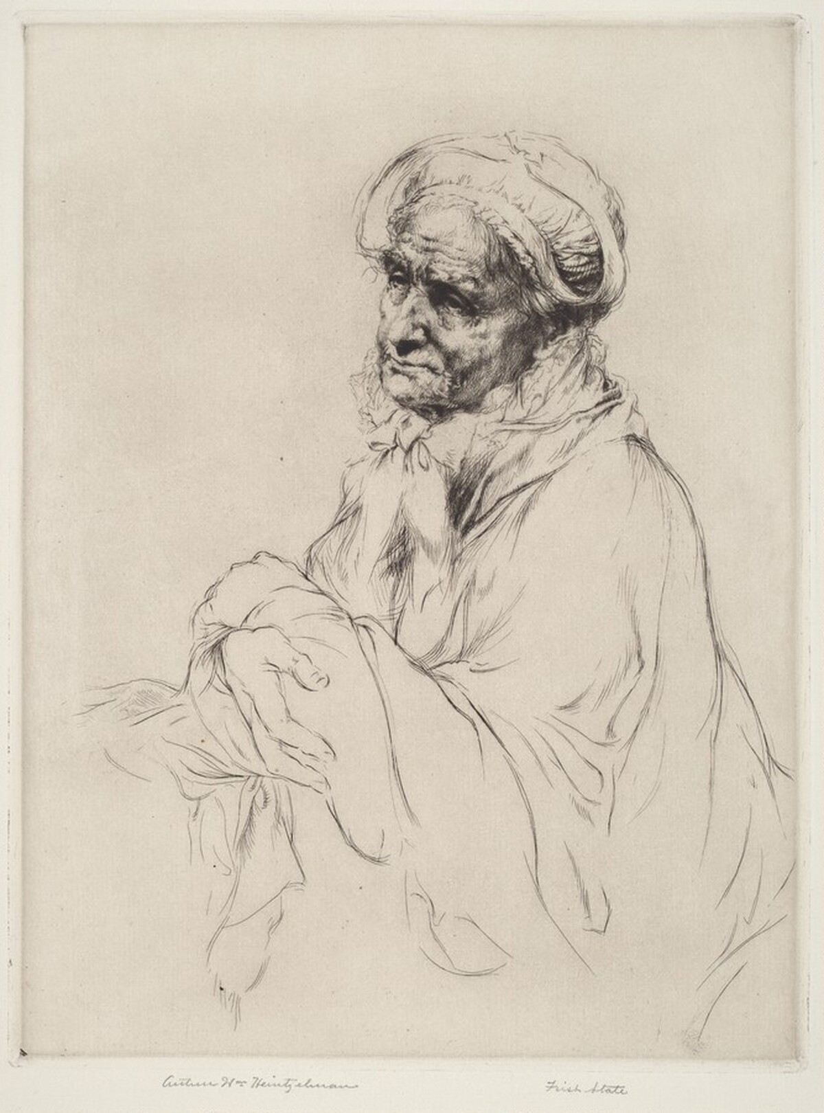 Le Châle by Arthur William Heintzelman