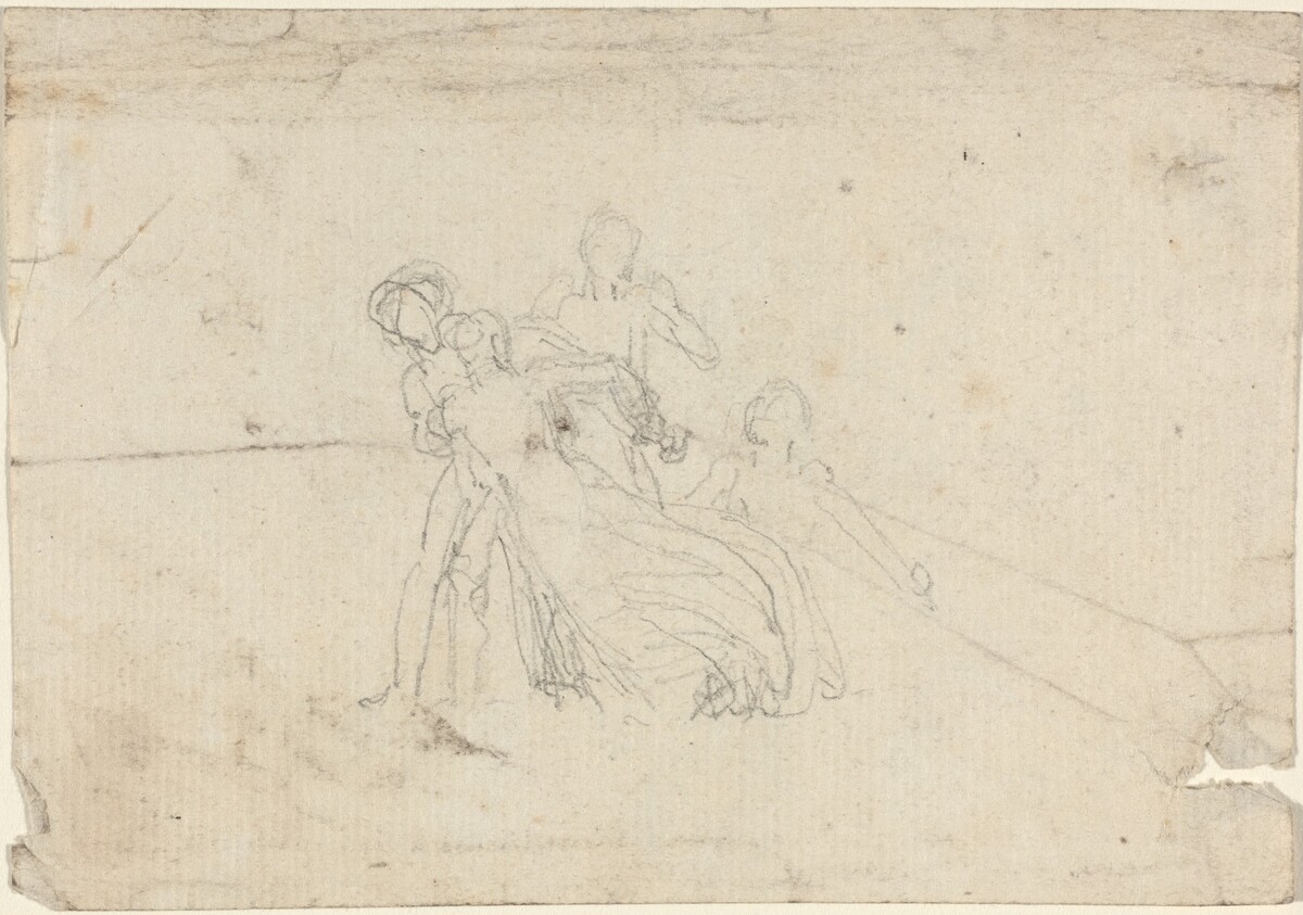 Sheet of Studies [recto and verso] by John Flaxman