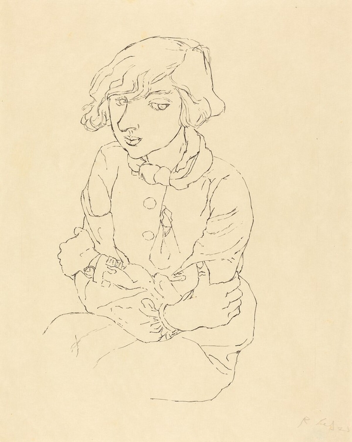 Girl Seated by Renée Sintenis