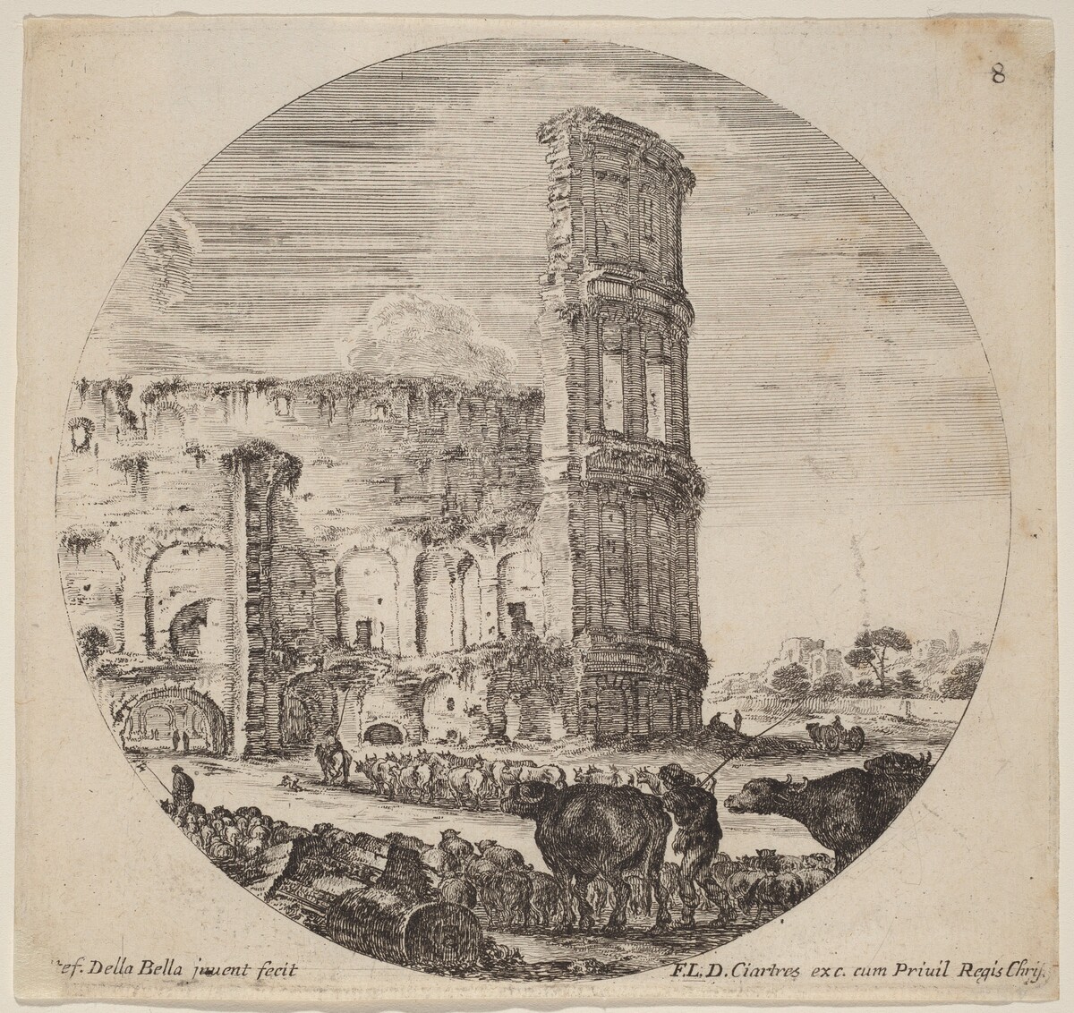 Colosseum by Stefano Della Bella