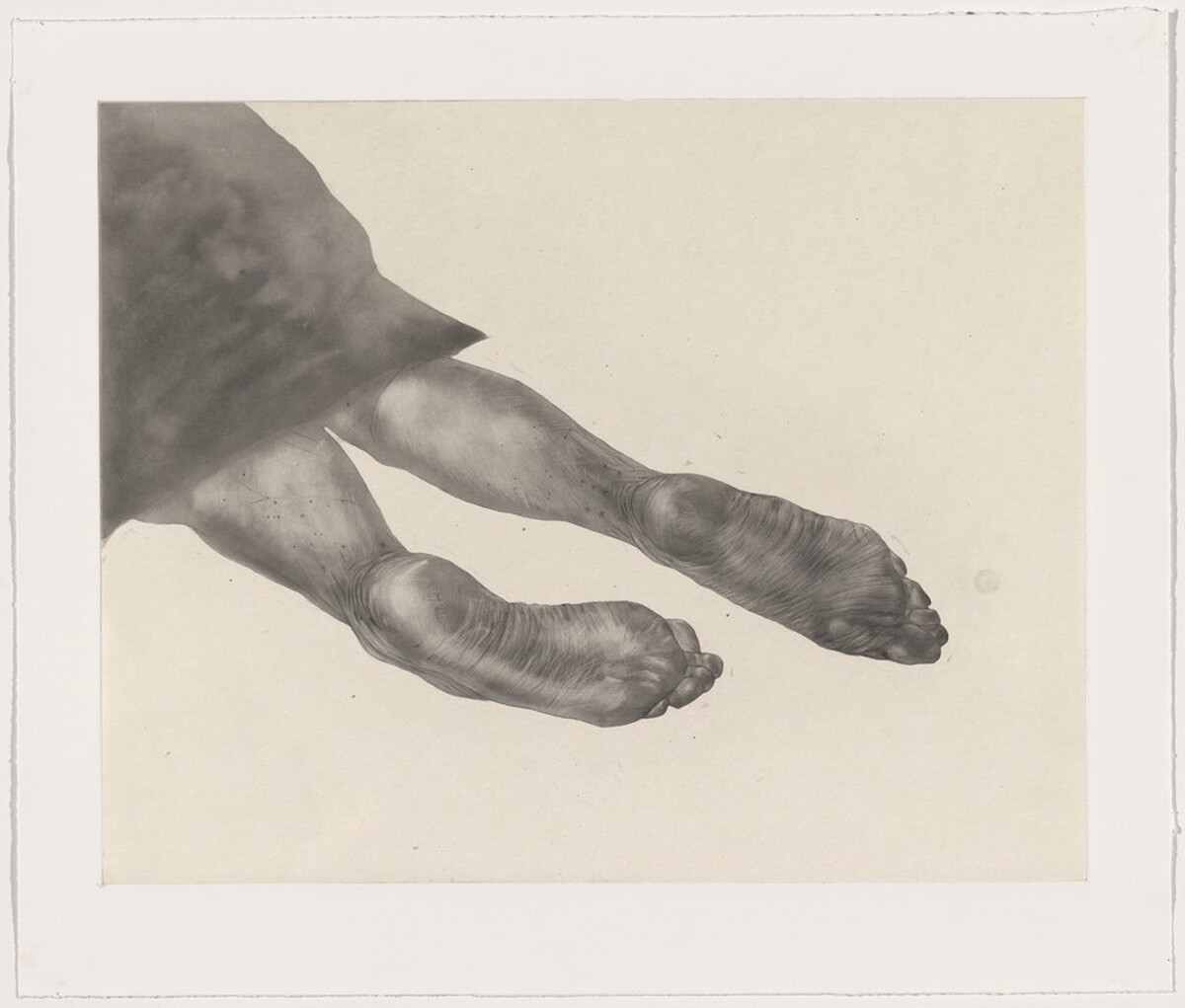 Still [working proof 4] by Kiki Smith