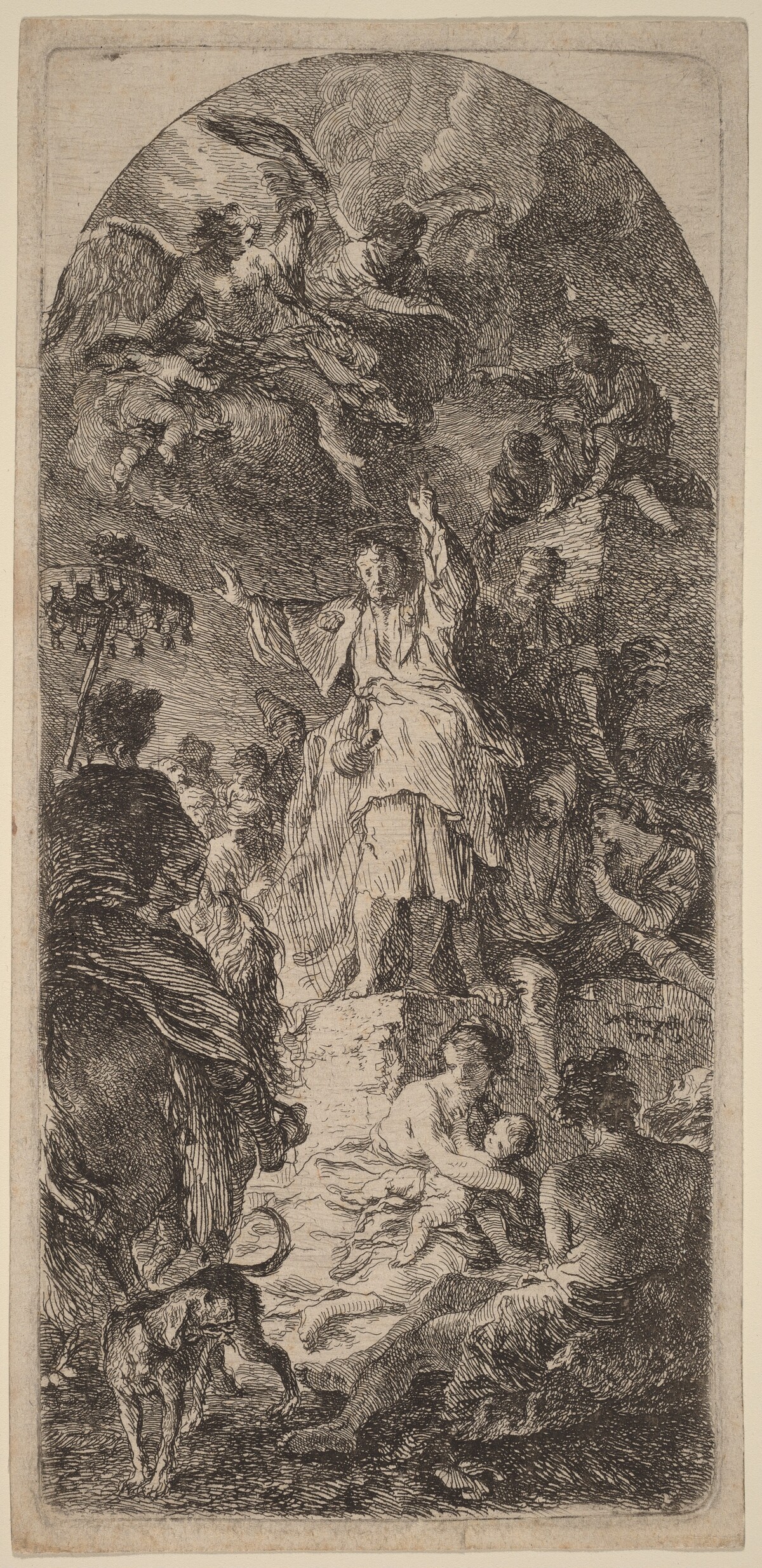 Saint James Major Preaching by Martin Johann Schmidt