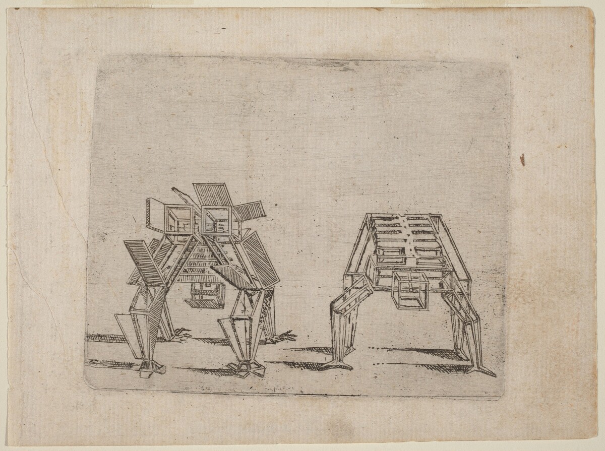 From "Bizzarie di varie Figure" by Giovanni Battista Bracelli