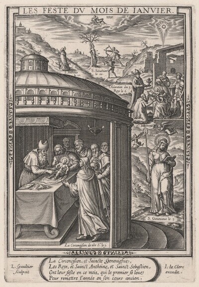 Les Feste du mois de Janvier (January: the Circumcision)