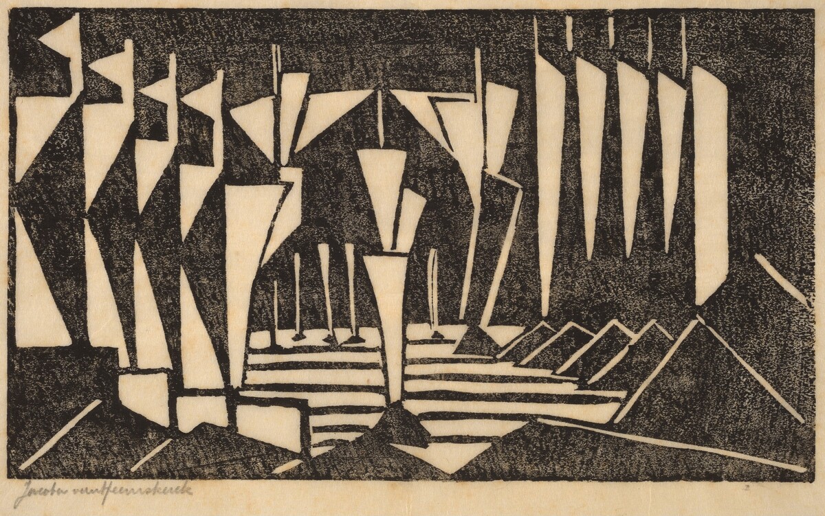 Stylized Sailboats by Jacoba van Heemskerck van Beest