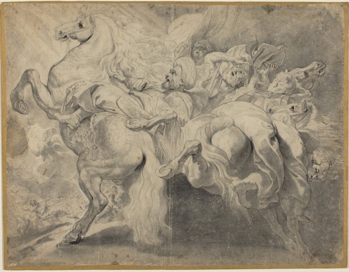 The Defeat of Sennacherib by Pieter Claesz Soutman and Sir Peter Paul Rubens