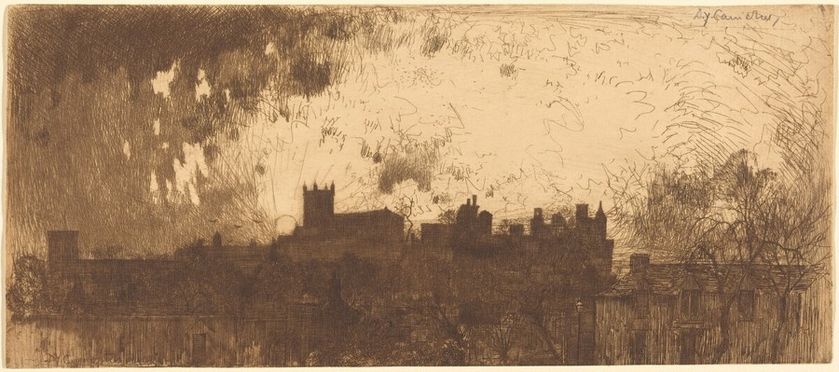Linlithgow Palace by David Young Cameron