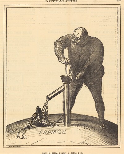 Après la pompe a sang, la pompe à or