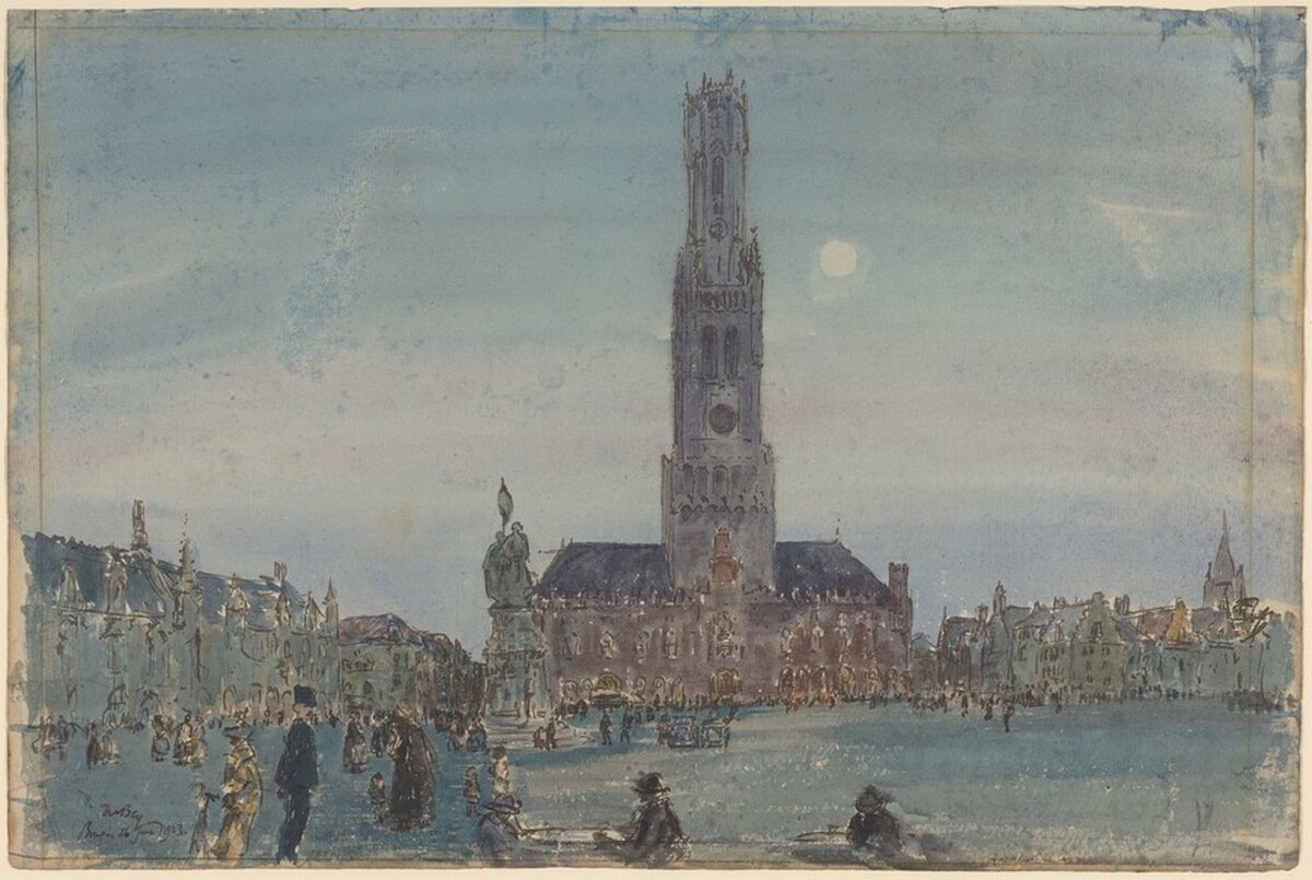 Belfry, Bruges by James McBey