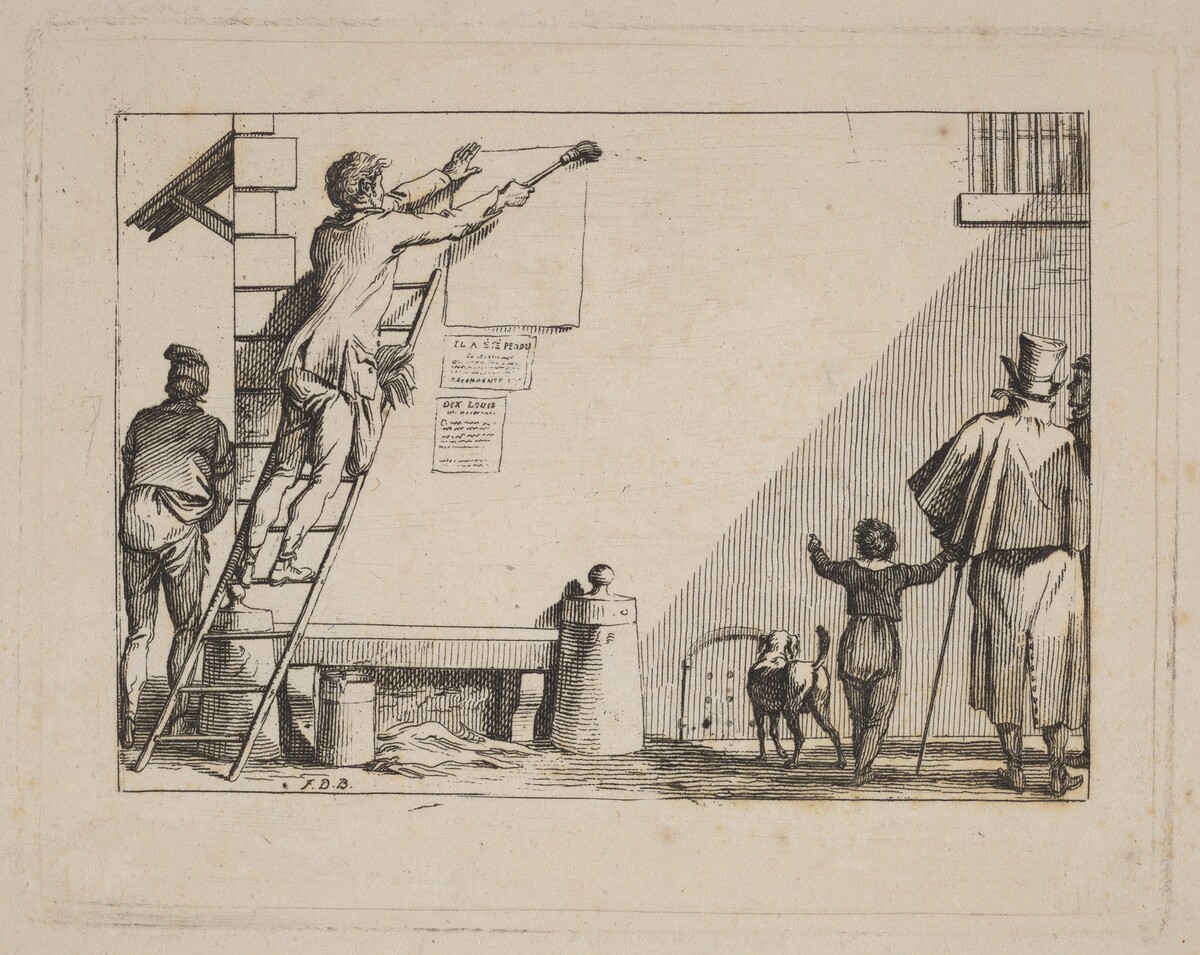 Colleur (Billposter) by Jean Duplessis-Bertaux