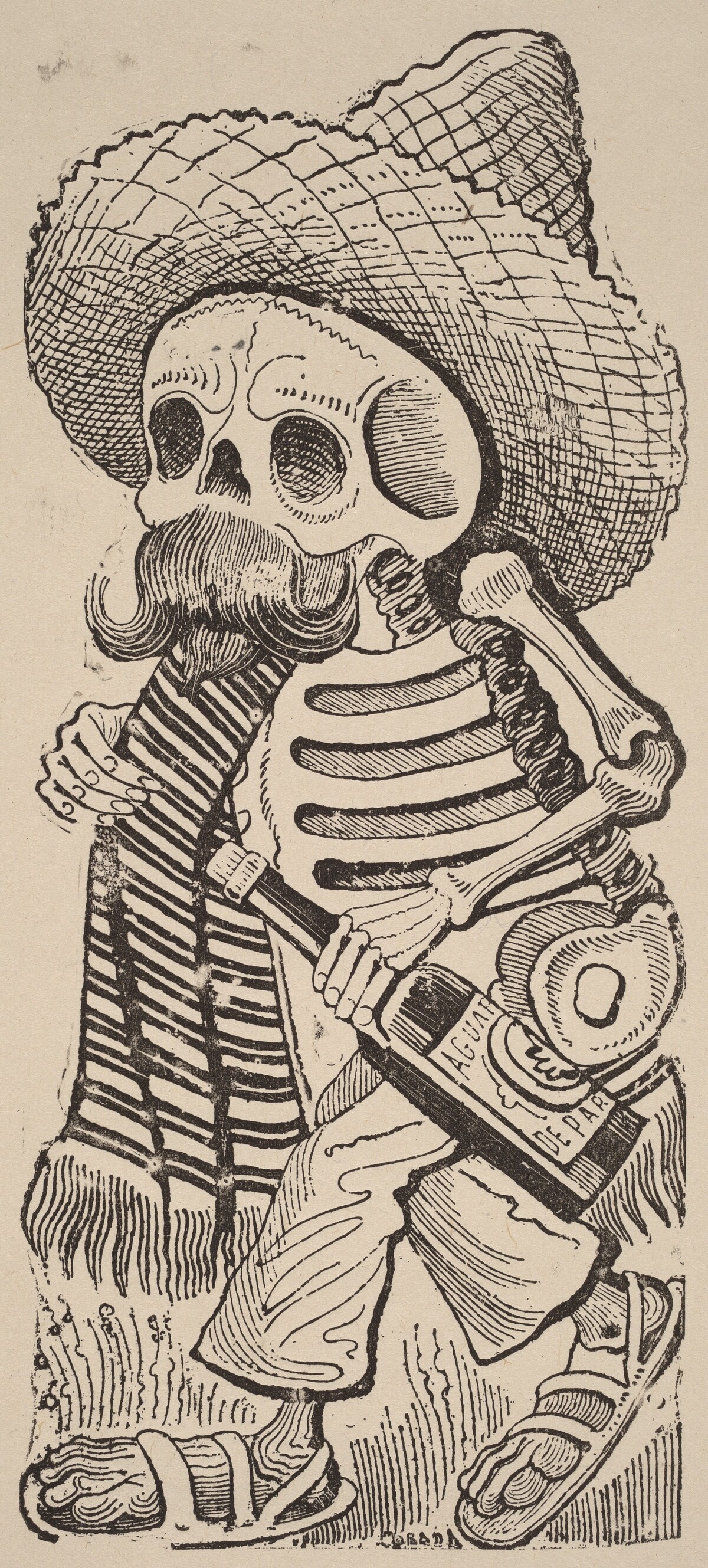 Calavera of Francisco Madero, from Calavera Maderista by José Guadalupe Posada