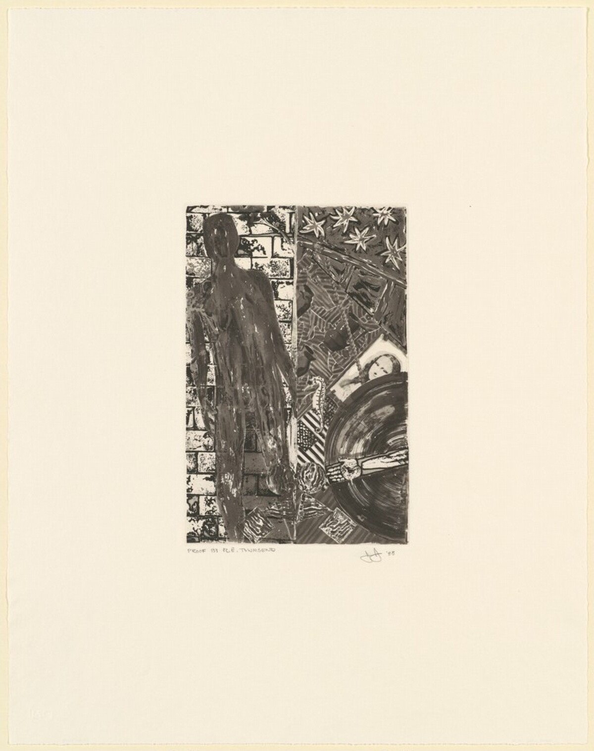 Summer (frontispiece for "Poems" by Wallace Stevens) [proof by R.E. Townsend] by Jasper Johns
