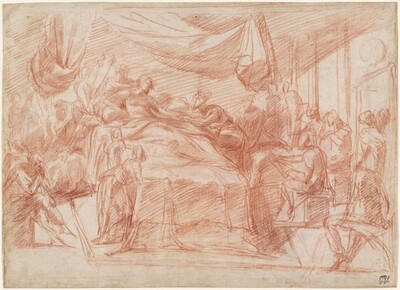 A Deathbed Scene [recto]