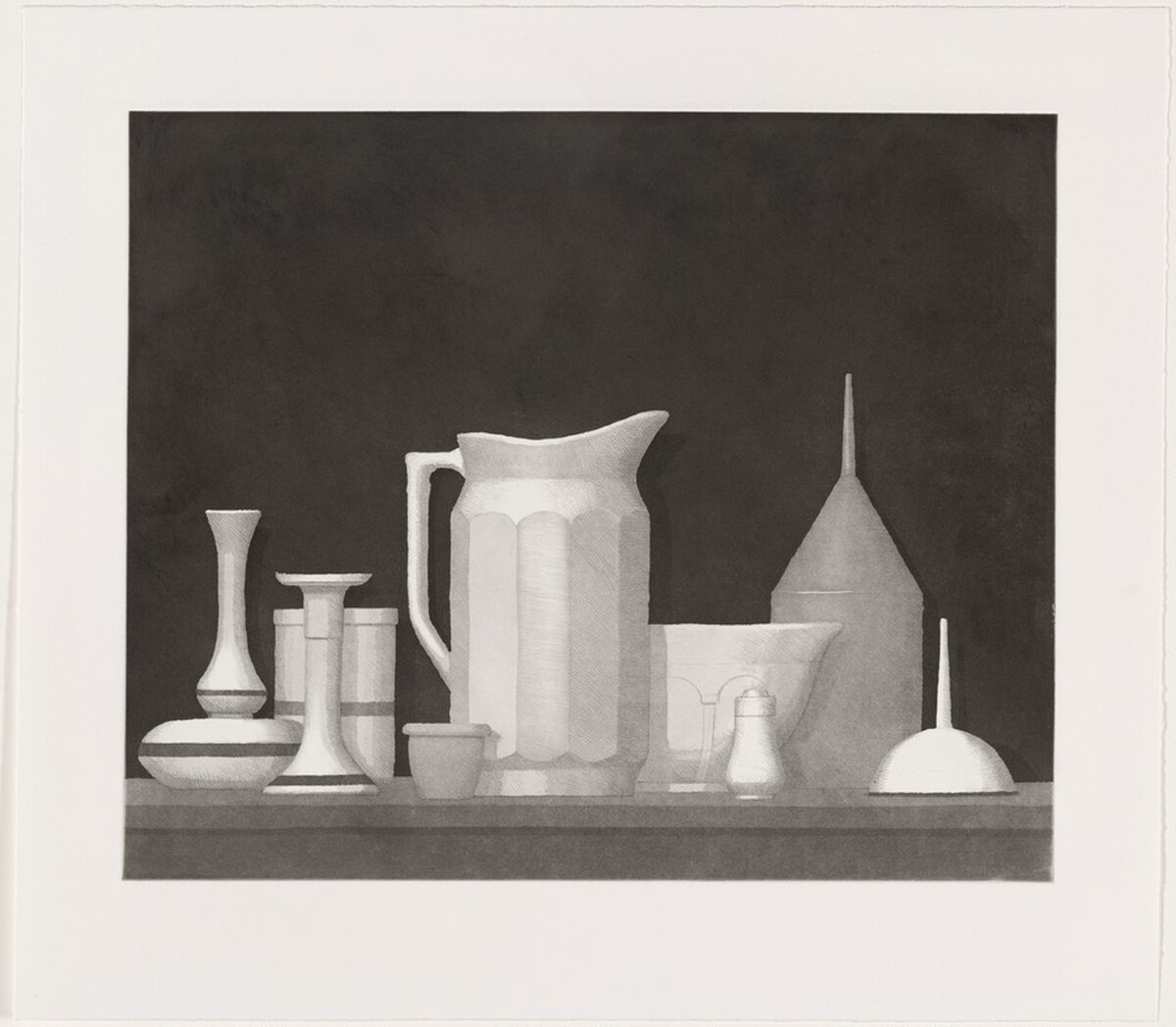 Viale [working proof 13] by William Bailey