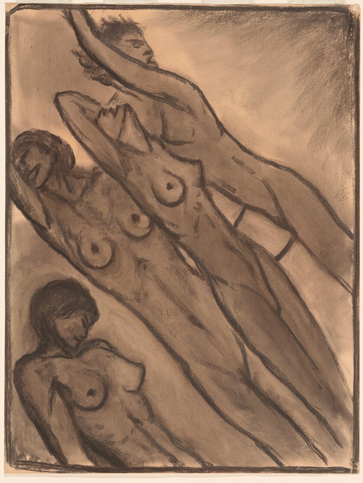 Four Nudes by Frantisek Drtikol