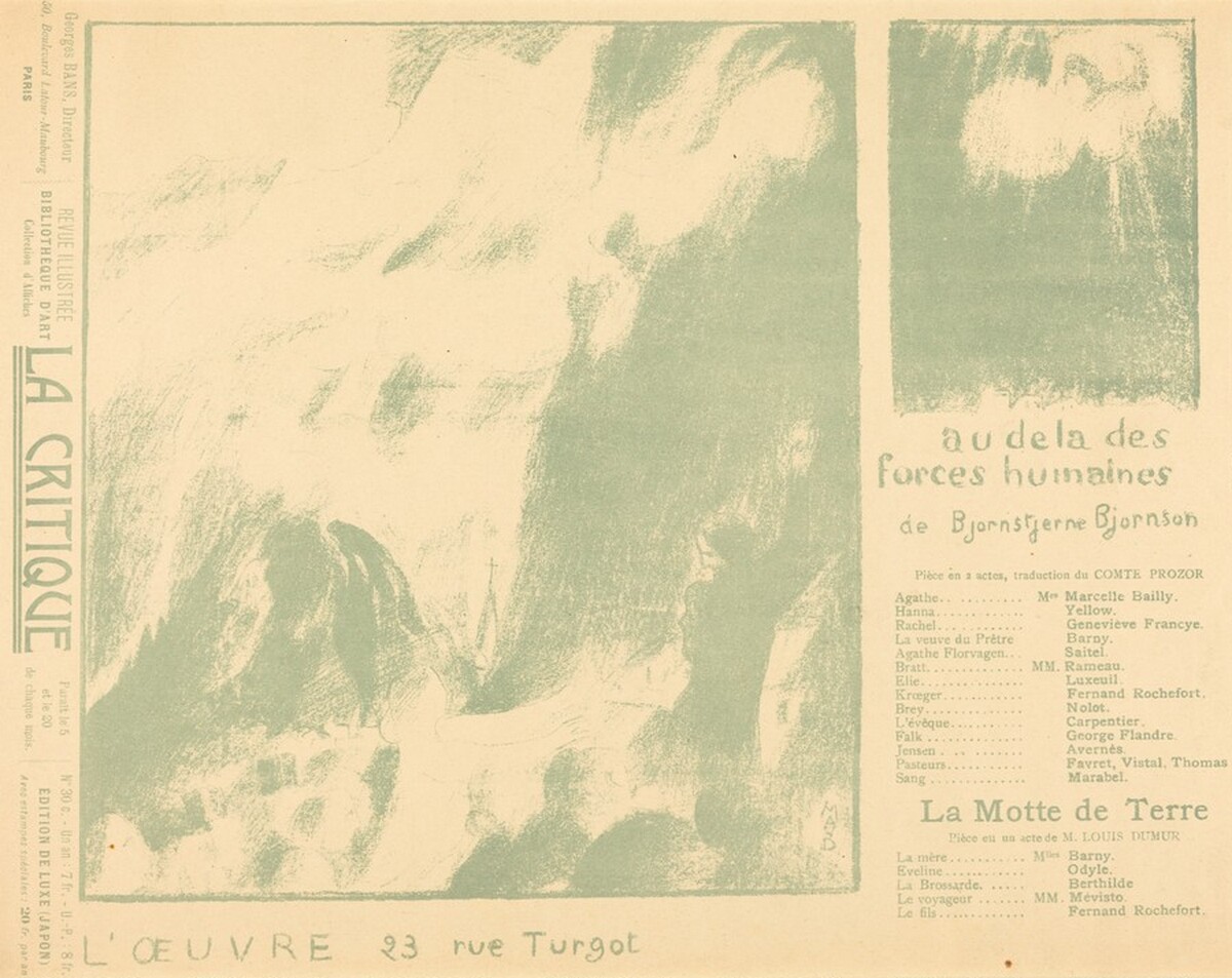 Au-delà des forces humaines; La Motte de terre by Maurice Denis