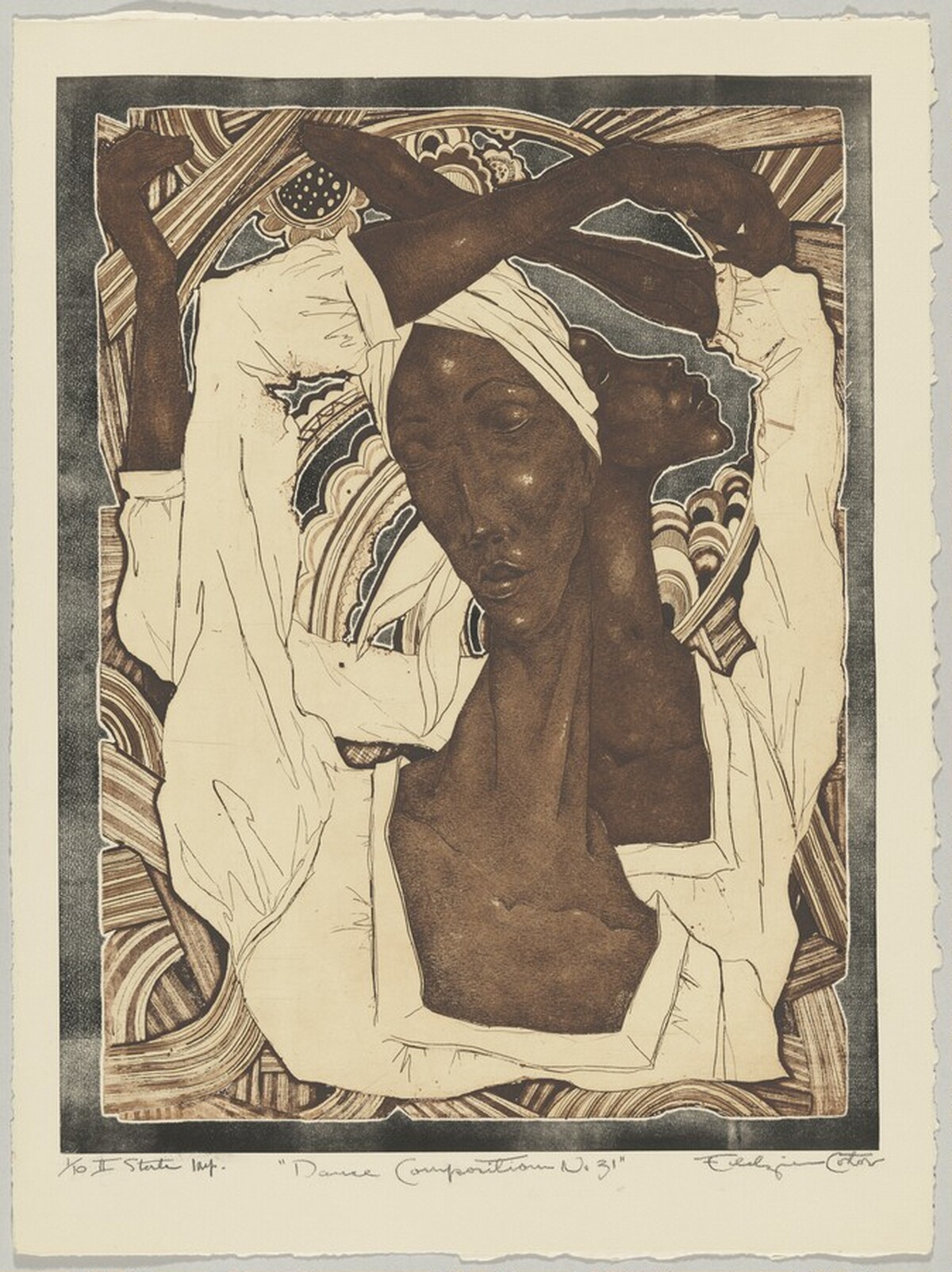 Dance Composition No. 31 by Eldzier Cortor