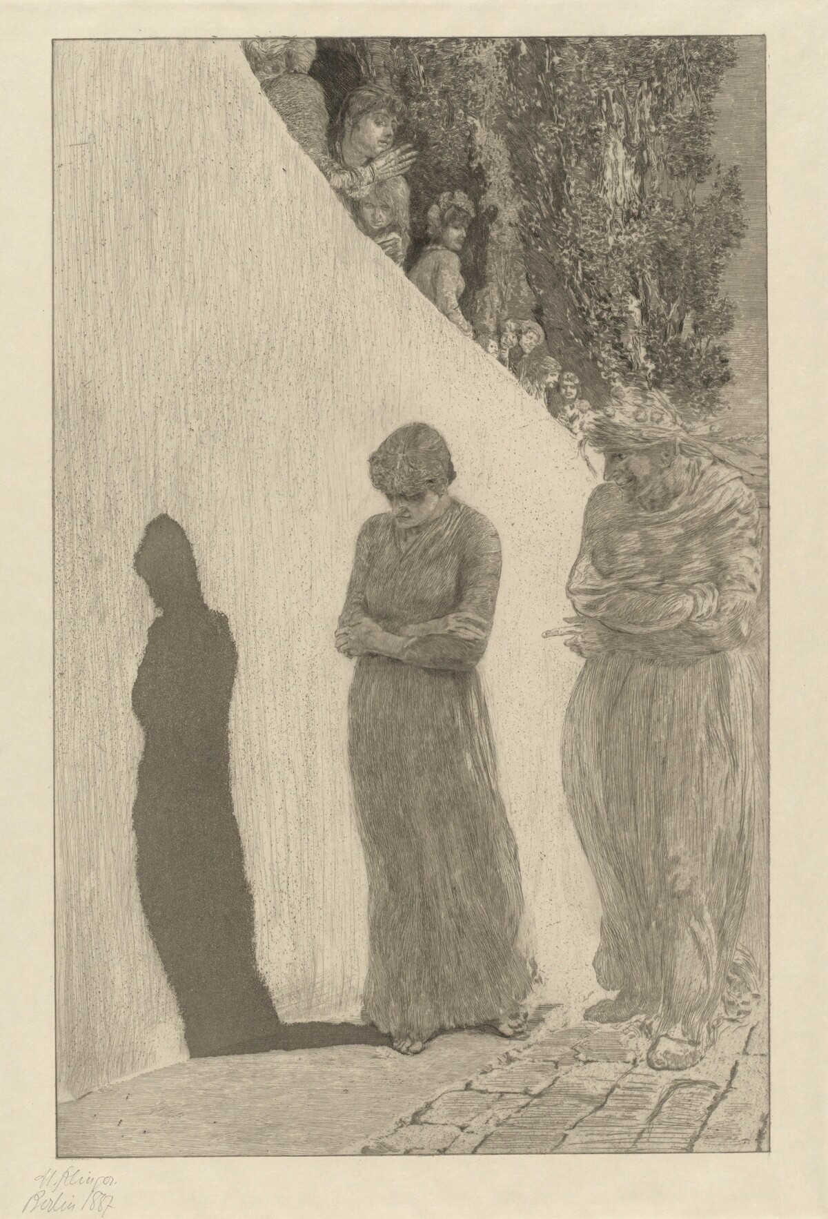 Disgrace (Schande): pl. 9 by Max Klinger