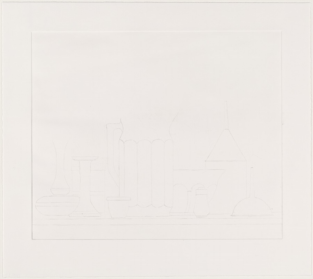 Viale [working proof 1] by William Bailey