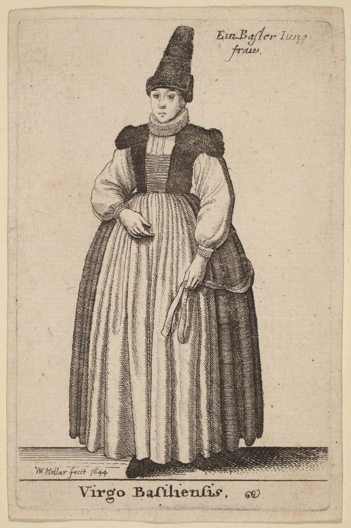 Virgo Basiliensis by Wenceslaus Hollar