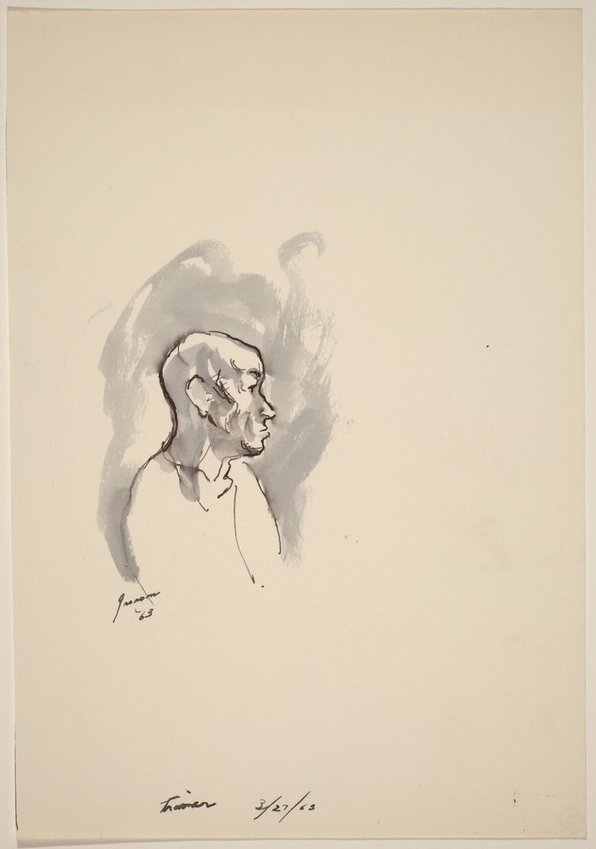 Head of an Old Man - Trainer by Donald Carlisle Greason