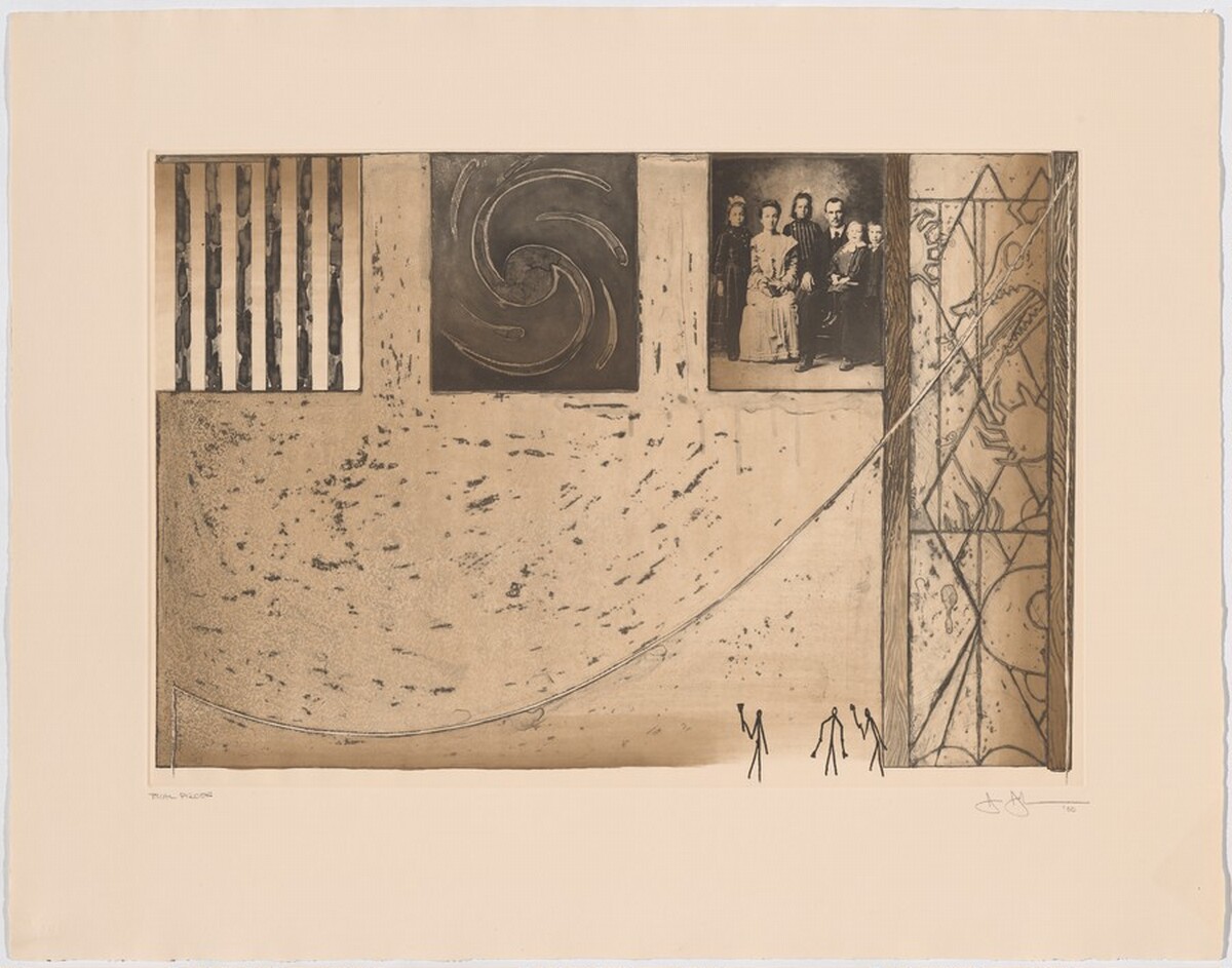 Untitled [trial proof] by Jasper Johns