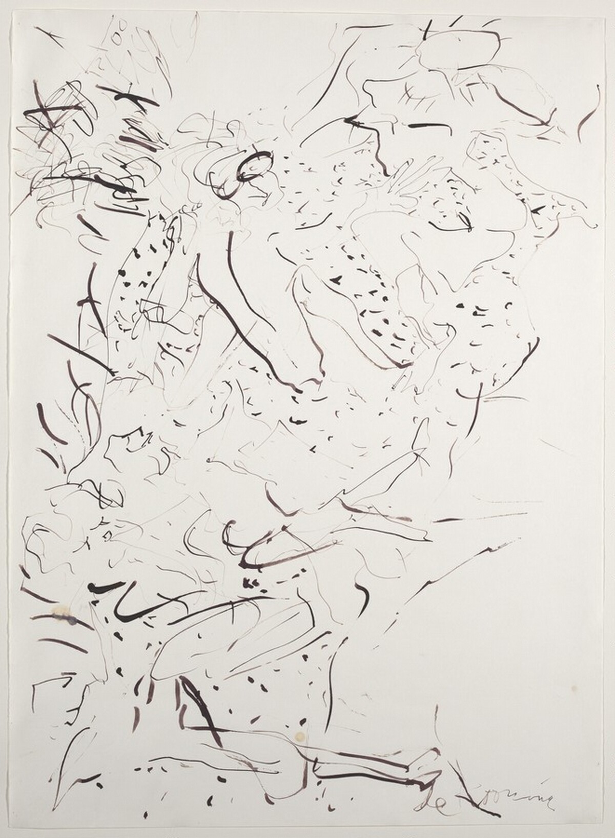 Untitled (Spoleto) by Willem de Kooning, after Pieter Bruegel the Elder