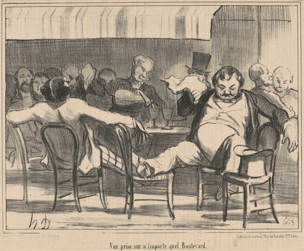 Vue prise sur n'importe quel boulevard by Honoré Daumier